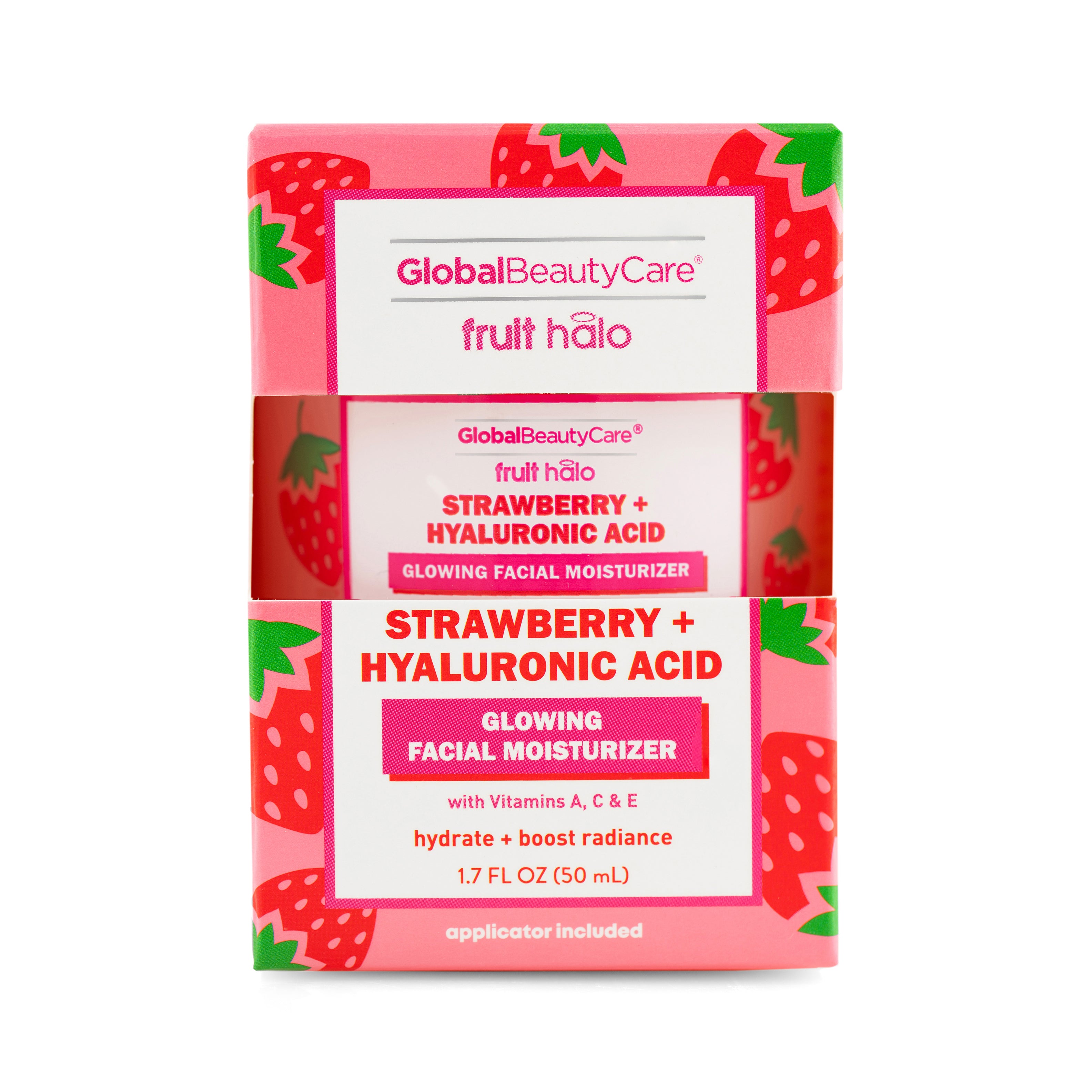 Strawberry + Hyaluronic Acid Glowing Facial Moisturizer