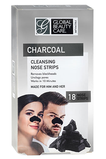 Global Beauty Care Charcoal Cleansing Nose Strips 18ct