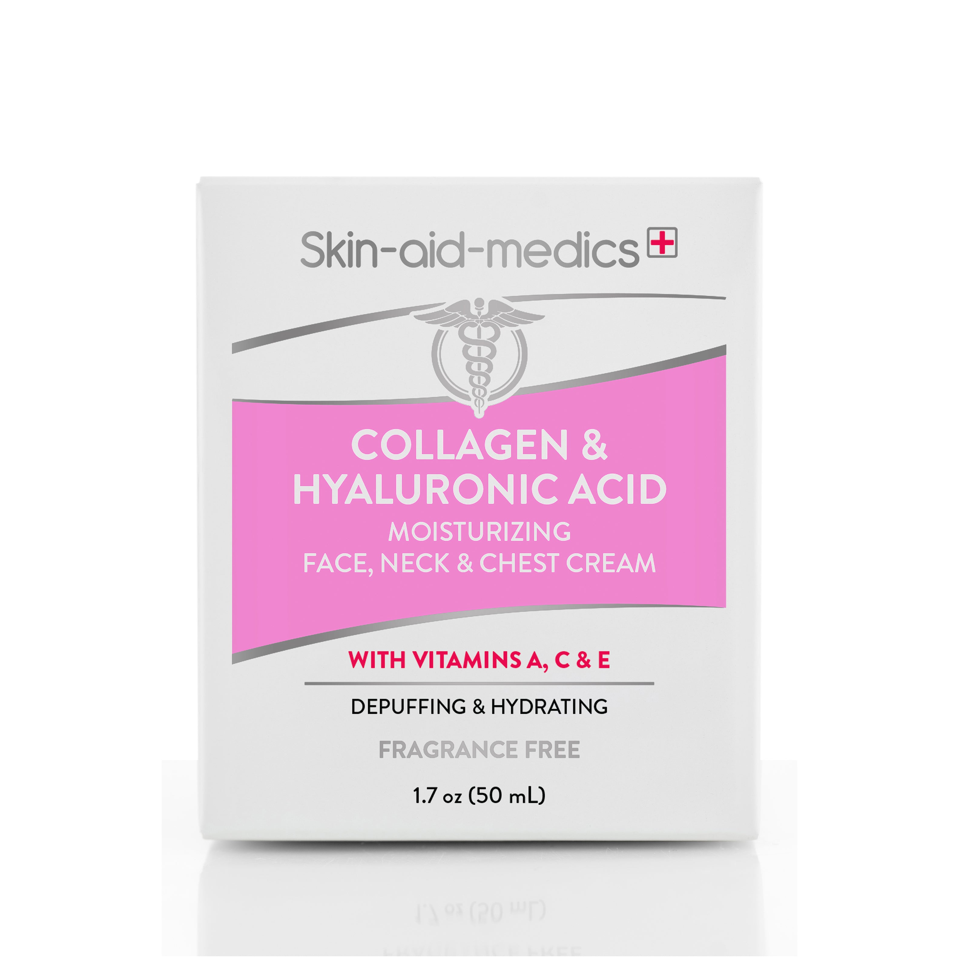 Collagen & Hyaluronic Acid Moisturizing Face, Neck & Chest Cream