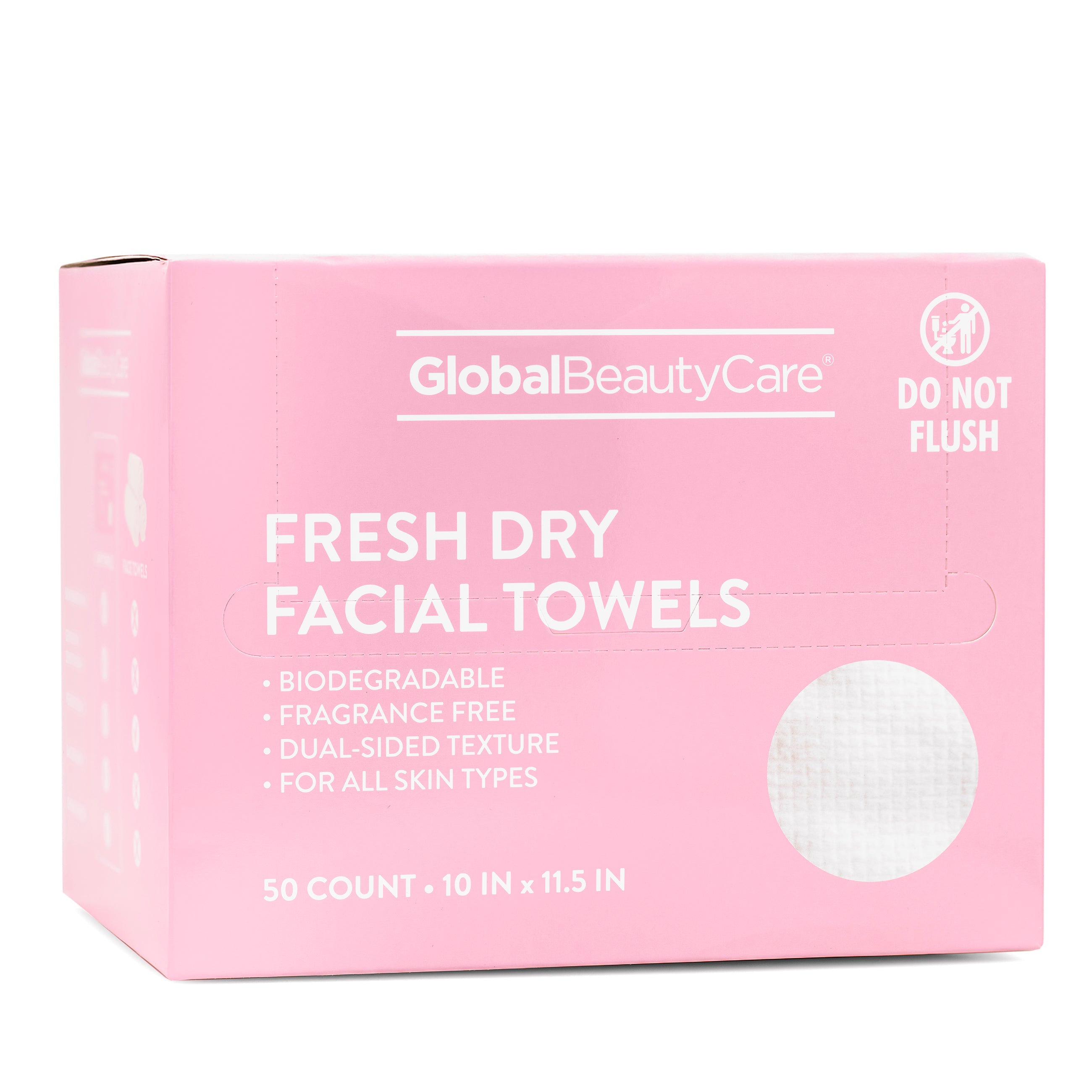 Fresh Dry Facial Towels - 50ct