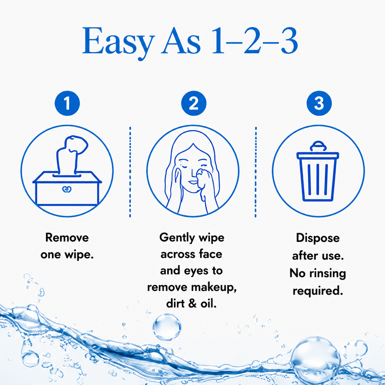 Micellar Wipe 4 pack - 100 Ct