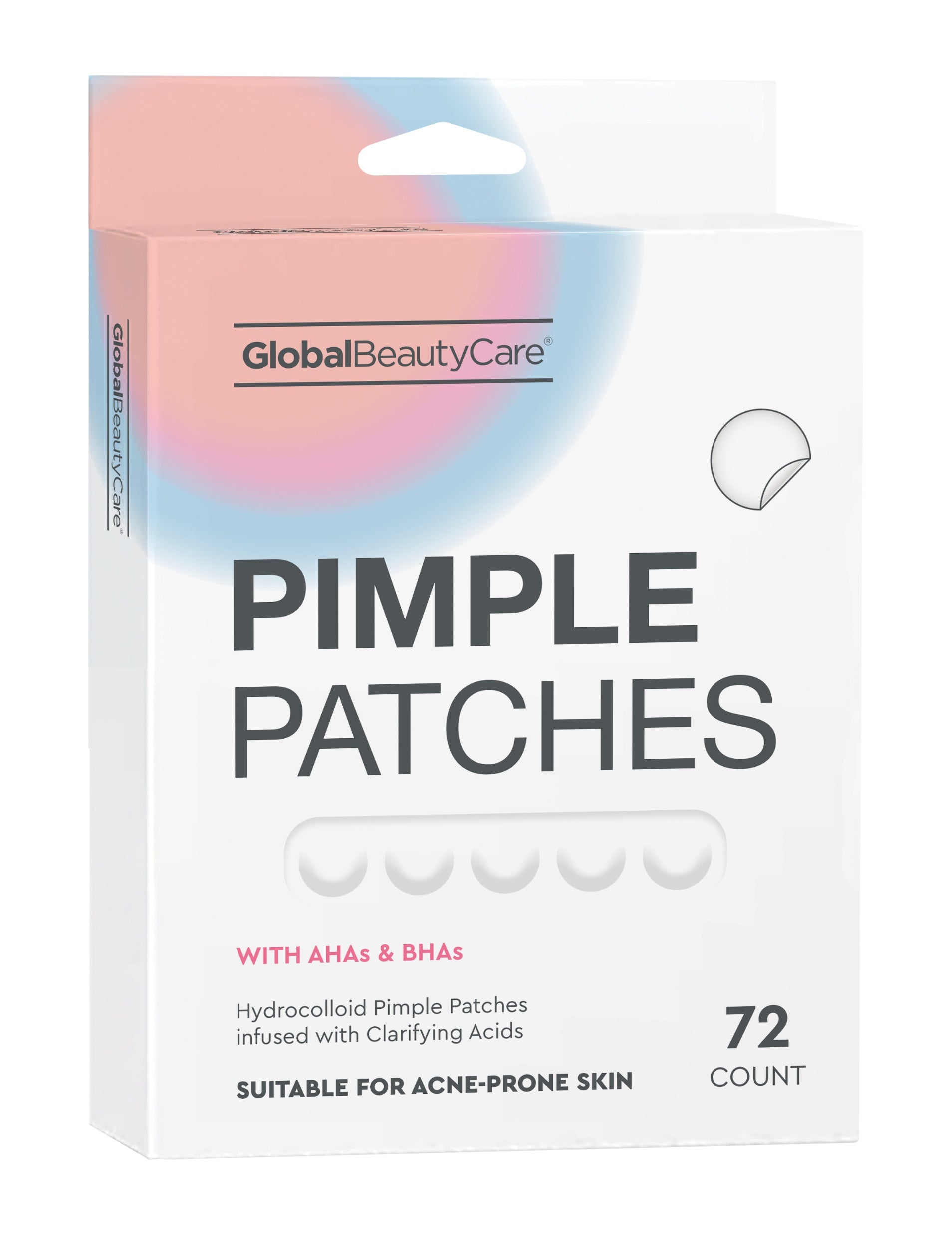 PIMPLE PACTHES With AHAs & BHAs