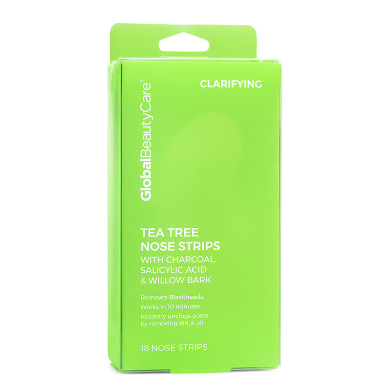 Tea Tree Nose Strips with Charcoal, Salicylic Acid & Willow Bark - 18ct