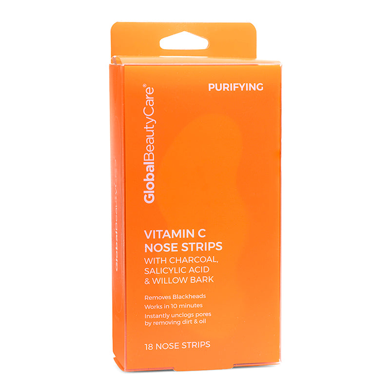 Vitamin C Nose Strips with Charcoal, Salicylic Acid & Willow Bark - 18ct