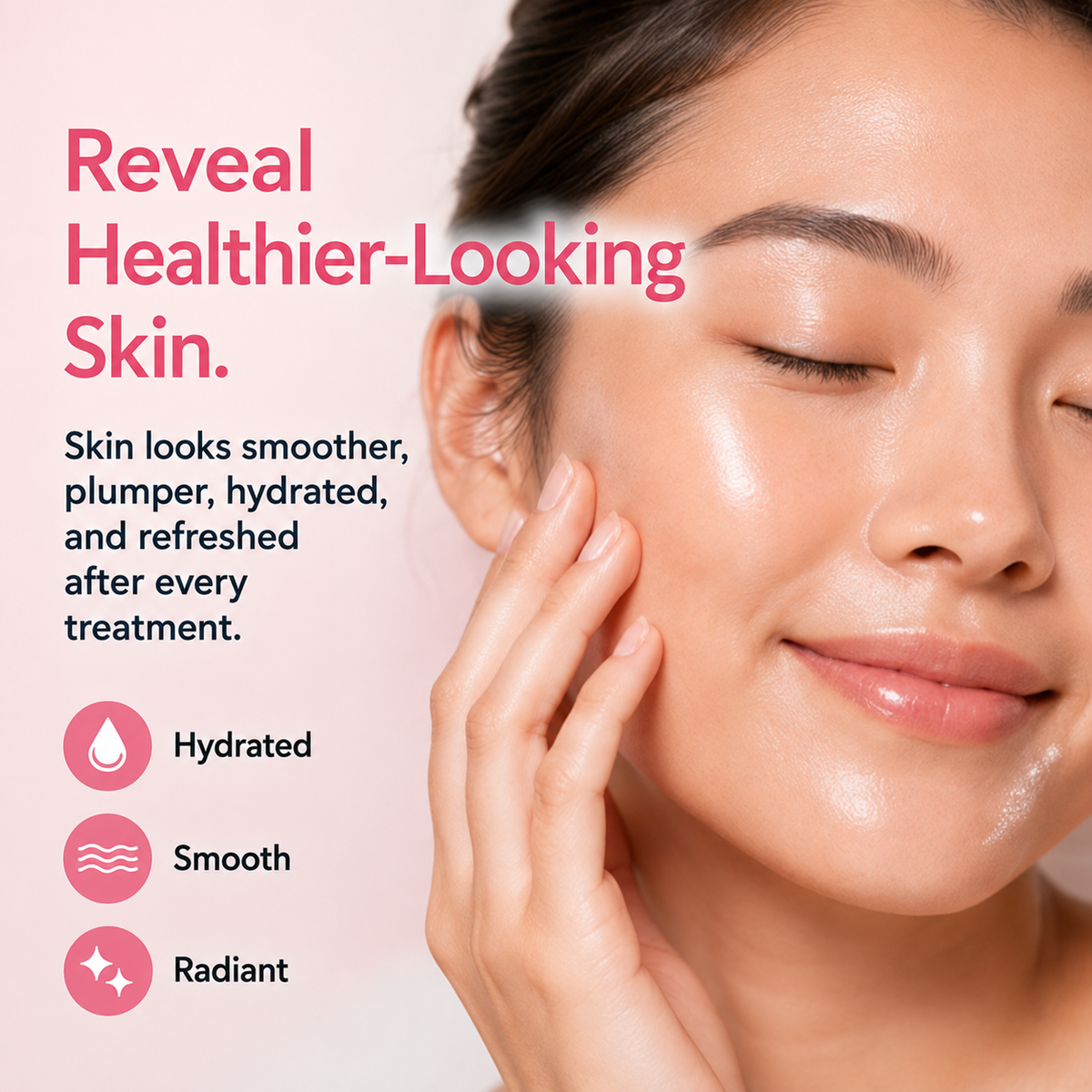 Global Beauty Care Collagen Hydrogel Mask 3-pack lifestyle texture closeup