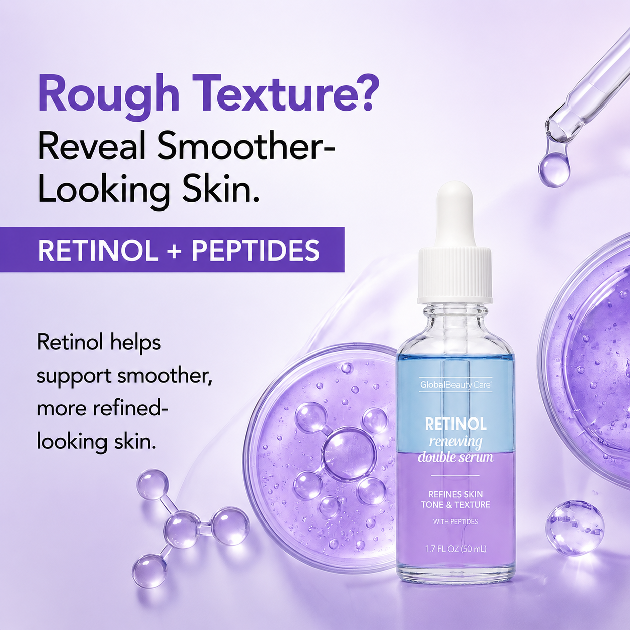 Retinol Double Facial Serum - 1.7oz