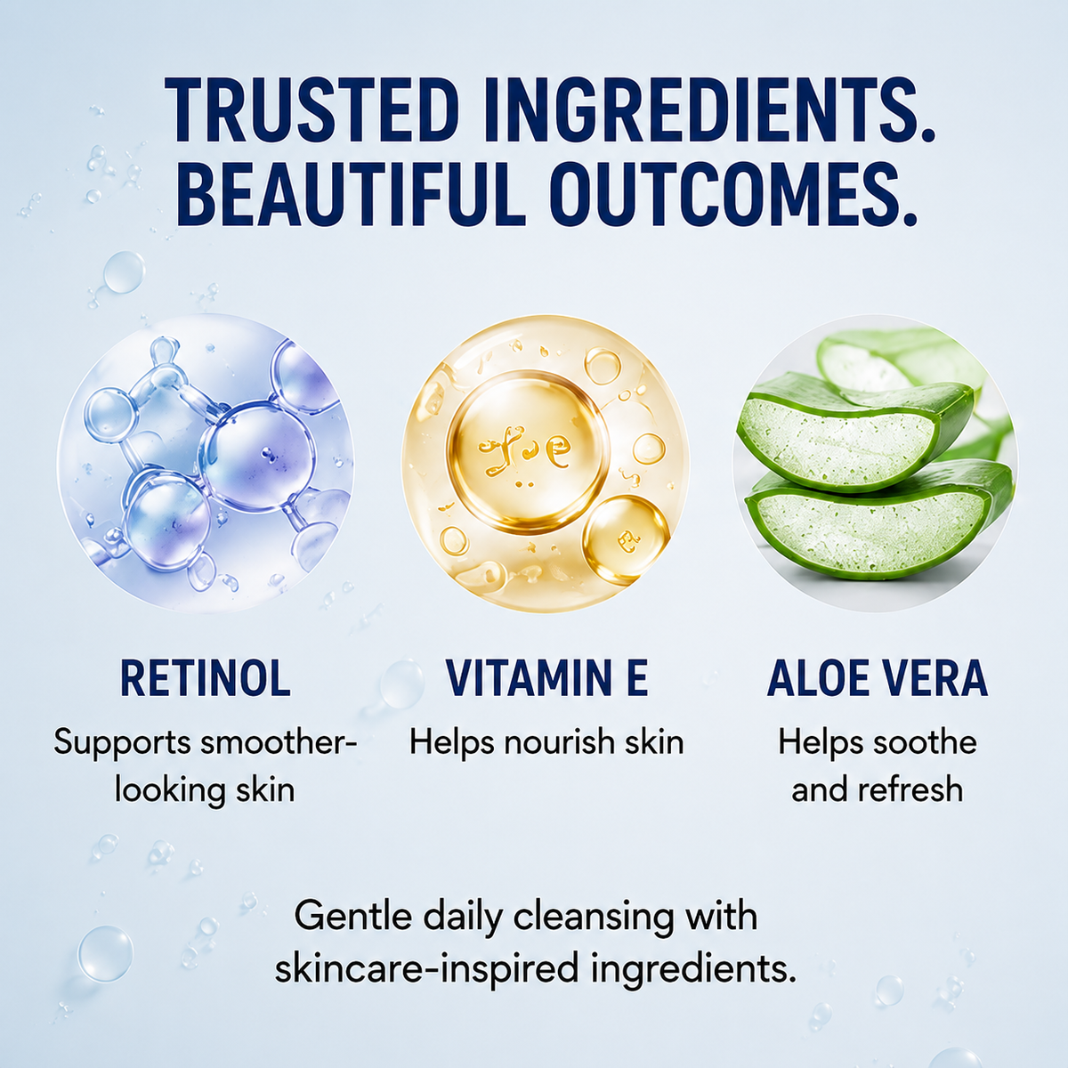 Global Beauty Care Retinol Makeup Cleansing Wipes 4-pack lifestyle closeup detail