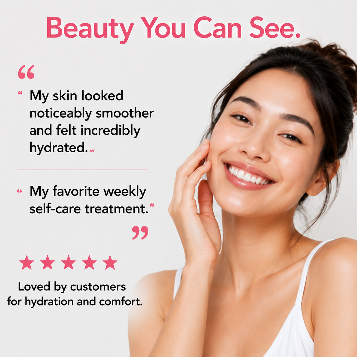 Global Beauty Care Collagen Hydrogel Mask 3-pack lifestyle texture closeup