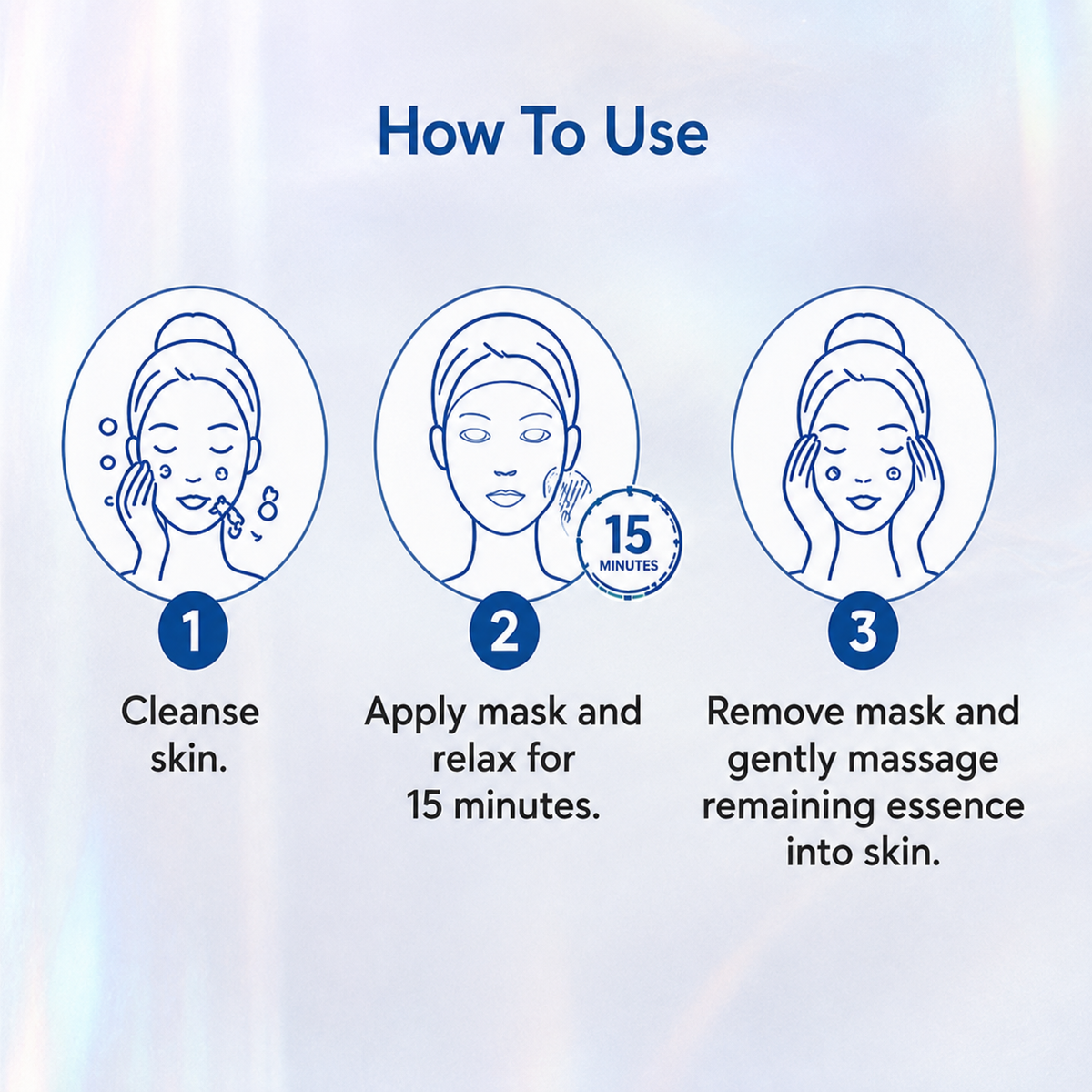 Global Beauty Care Niacinamide Glass Glow Cream Mask 3-pack lifestyle texture closeup
