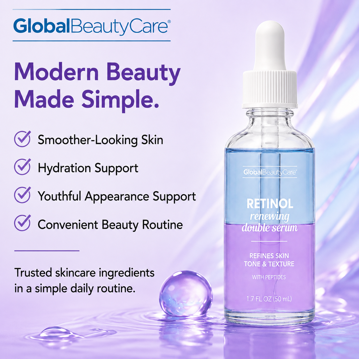 Retinol Double Facial Serum - 1.7oz