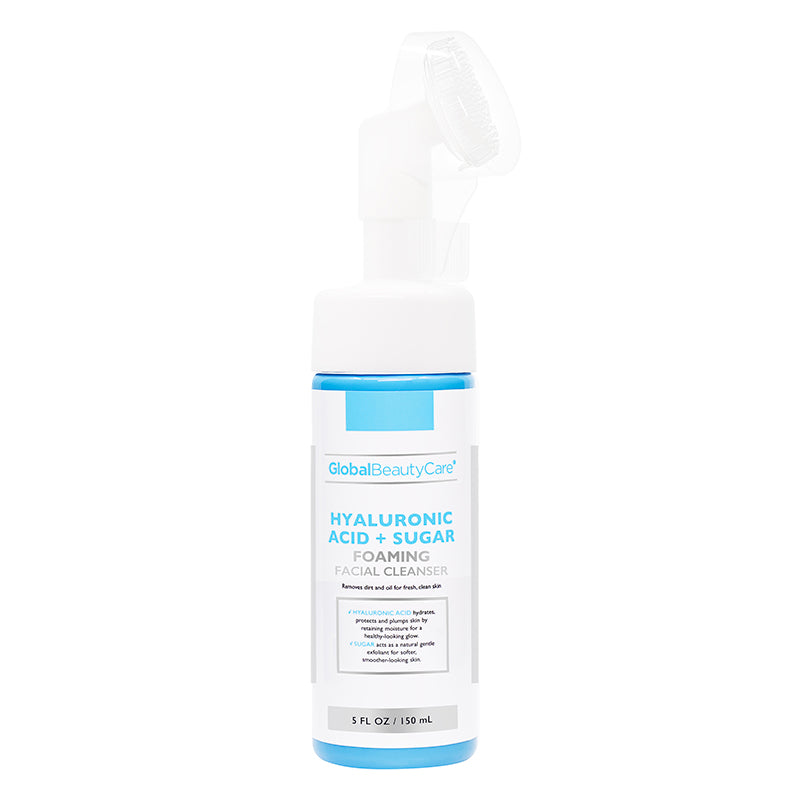 HYALURONIC ACID + SUGAR FOAMING FACIAL CLEANSER