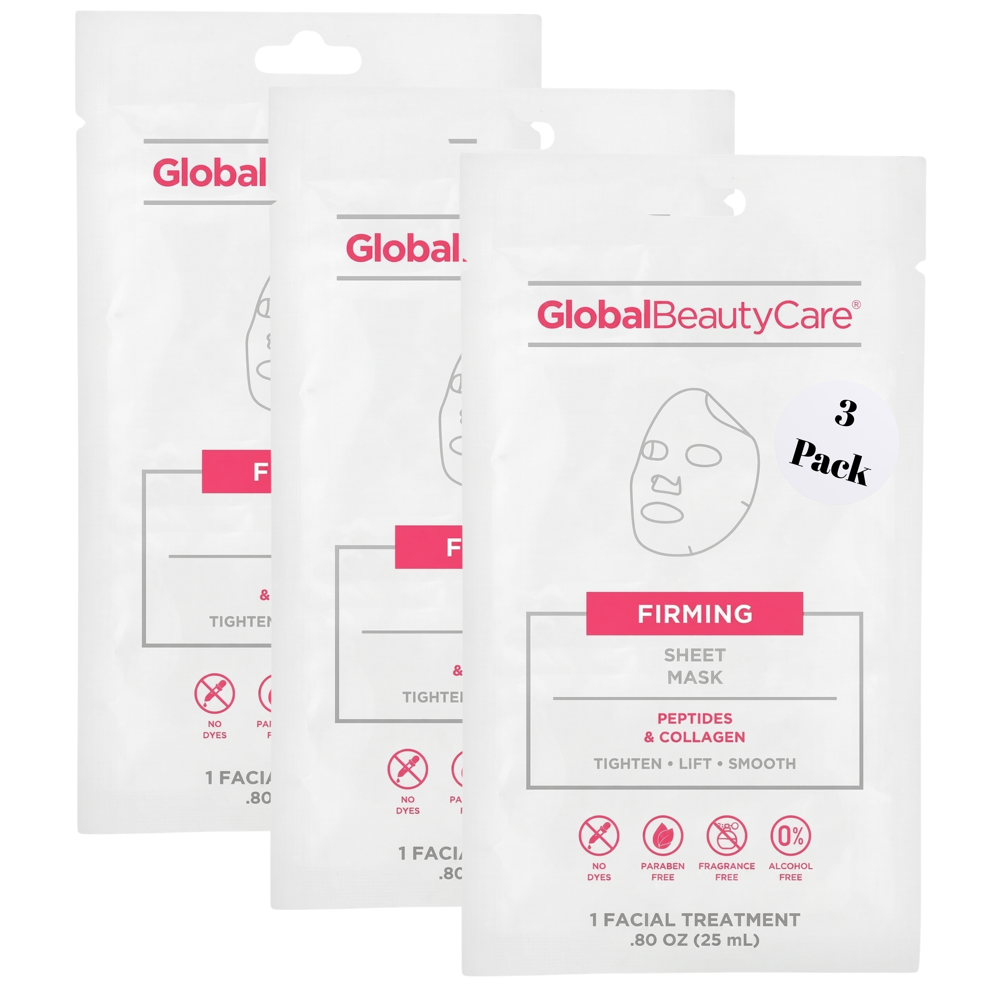 Firming Sheet Mask - 3 Pack