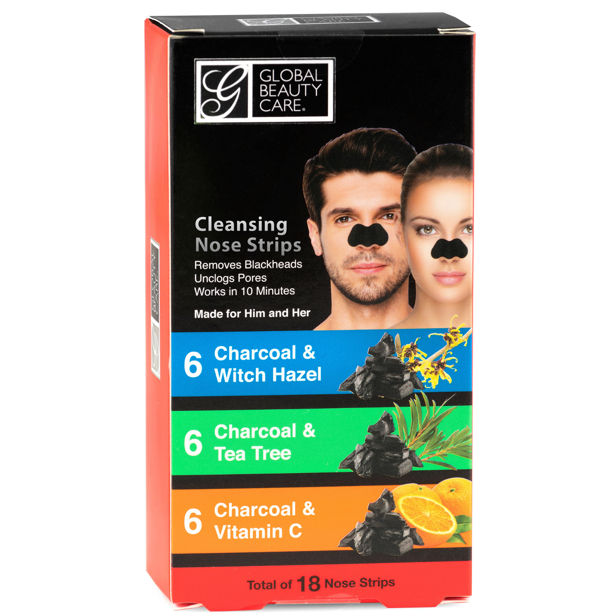Assorted Cleansing Nose Strips - 18 ct