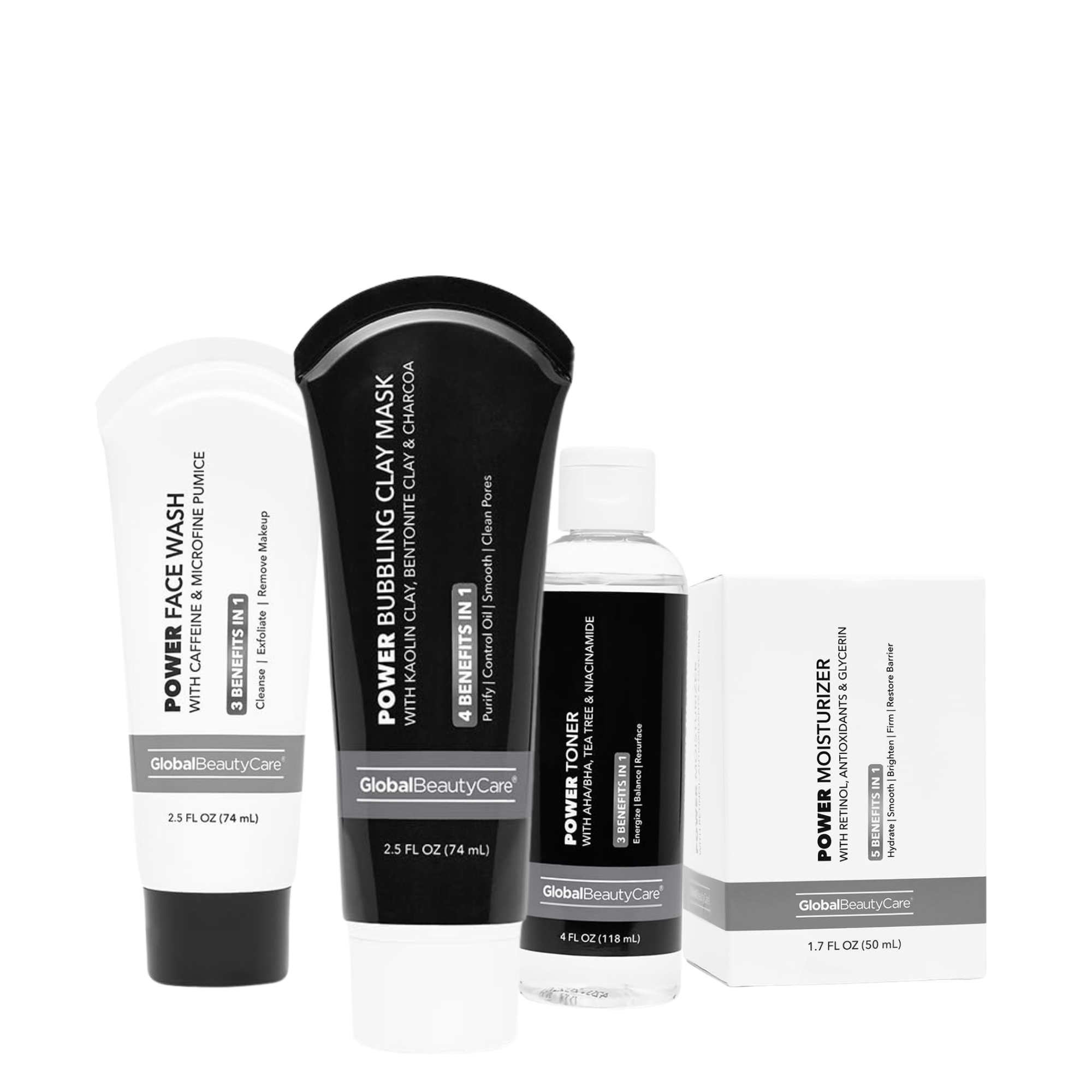 Power Skincare Collection - 4 piece set