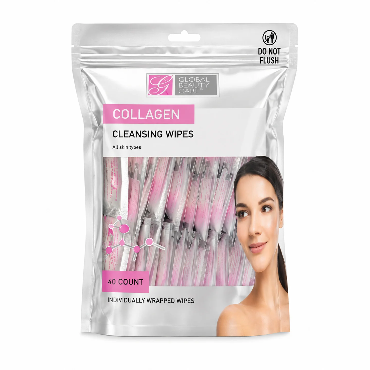 Collagen Makeup Cleansing Wipes (40Ct)