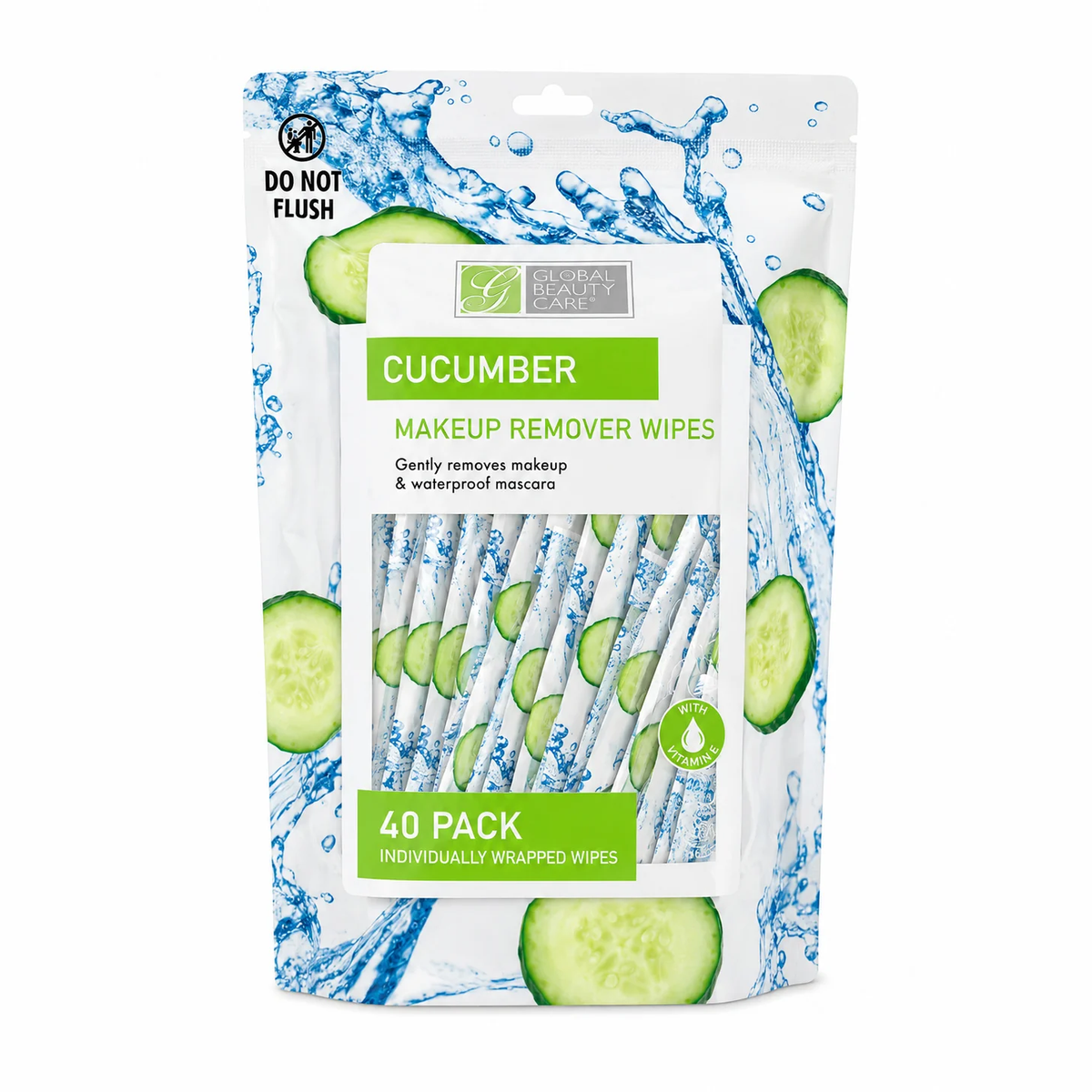 Cucumber- Makeup Remover Towelettes (40Ct)